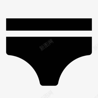 内衣短裤男式图标图标