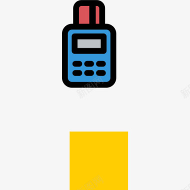 付款方式电子商务集2线性颜色图标图标