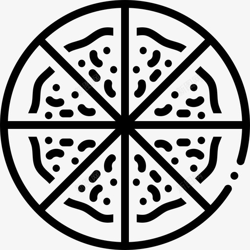 披萨食物切片图标svg_新图网 https://ixintu.com 切片 披萨 美味 食物 香料