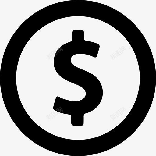硬币金融收藏实心图标svg_新图网 https://ixintu.com 实心 硬币 金融收藏