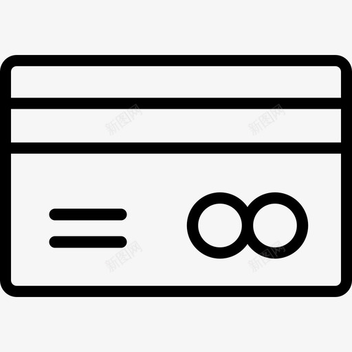 信用卡市场营销和电子商务收集线性图标svg_新图网 https://ixintu.com 信用卡 市场营销和电子商务收集 线性