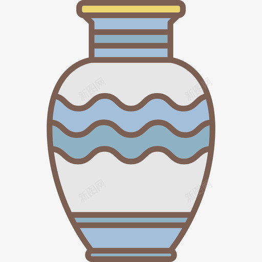 花瓶家具和装饰图标svg_新图网 https://ixintu.com 家具和装饰 花瓶