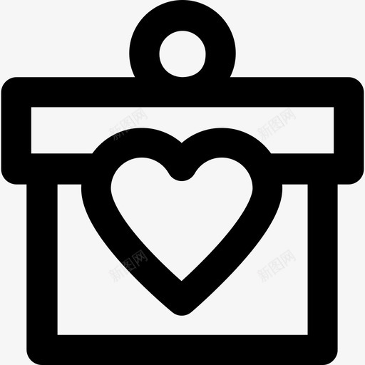 礼品庆典和派对系列粗体圆形图标svg_新图网 https://ixintu.com 庆典和派对系列 礼品 粗体圆形