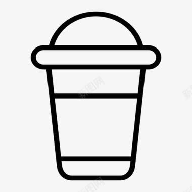 咖啡杯饮料纸杯图标图标