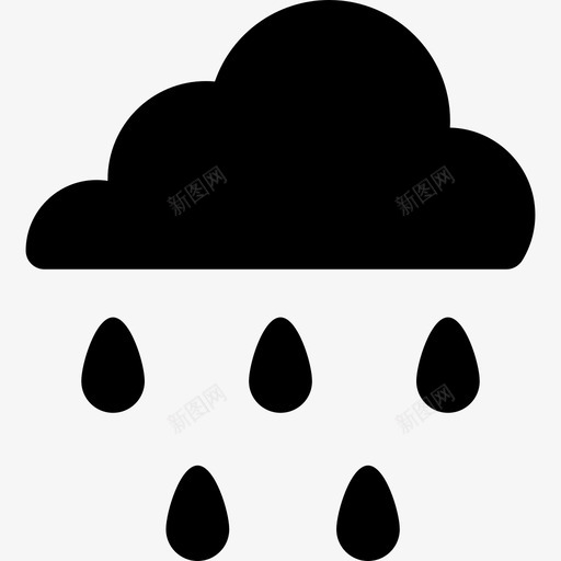 下雨天气满是花园图标svg_新图网 https://ixintu.com 下雨 天气 满是花园