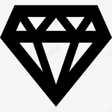 钻石ui套件系列实心图标图标