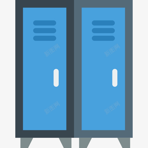 储物柜运动型扁平图标svg_新图网 https://ixintu.com 储物柜 扁平 运动型