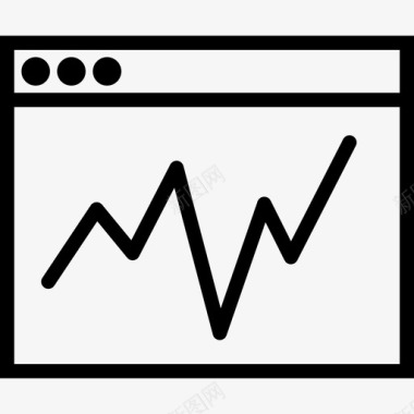 浏览器技术和设备集线性图标图标