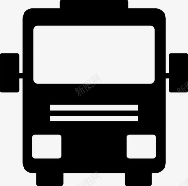 公共汽车公共交通旅游图标图标