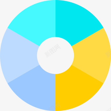 饼图业务集合5扁平图标图标