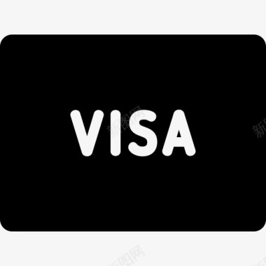 Visa电子商务图标集填充图标