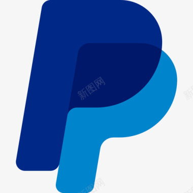 Paypal社交媒体徽标2扁平图标图标