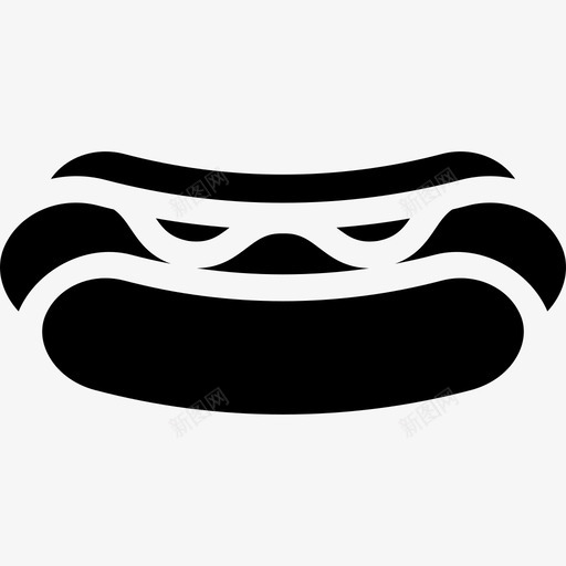 热狗棒球元素填充物图标svg_新图网 https://ixintu.com 填充物 棒球元素 热狗