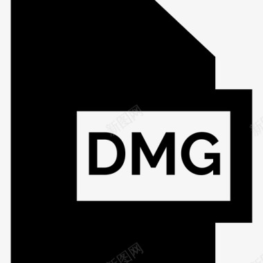 Dmg文件格式集合已填充图标图标