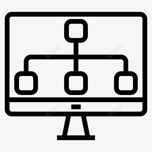 图表监视器分析图表图标svg_新图网 https://ixintu.com 分析 分析大纲 图形 图表 图表监视器 静态