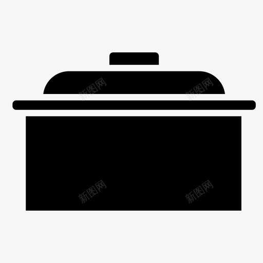 砂锅菜烹饪厨房图标svg_新图网 https://ixintu.com 厨房 厨房用具 器皿 工具 烹饪 砂锅菜