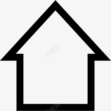 住宅商业图标收藏线性图标