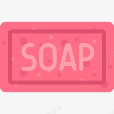 肥皂家具和家居用品扁平图标图标