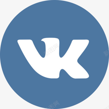 VK社交媒体社交网络标志收集图标图标