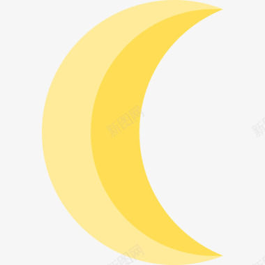 月亮天气收集2平坦图标图标