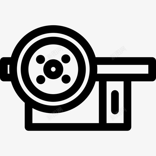 机械工厂机械收集线性图标svg_新图网 https://ixintu.com 工厂机械收集 机械 线性