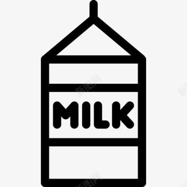 牛奶食物烹饪说明图标图标