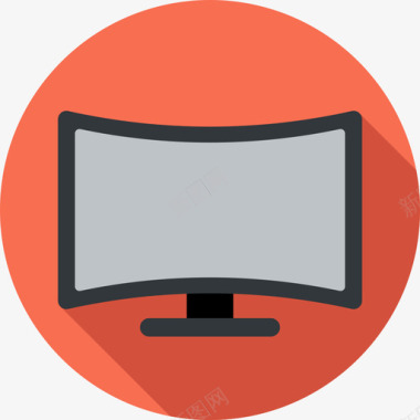 电视技术和设备平板图标图标