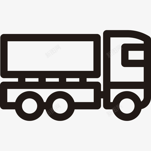 罐车运输最小运输量图标svg_新图网 https://ixintu.com 最小运输量 罐车 运输