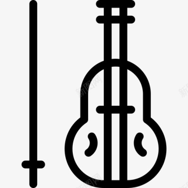 小提琴婚礼2直系图标图标