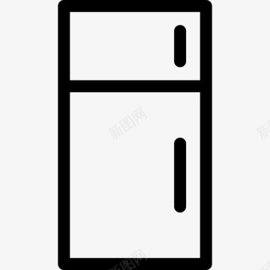 冰箱家用直列式图标图标