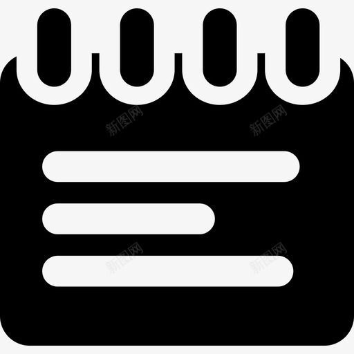 日历时间和日期已填充图标svg_新图网 https://ixintu.com 已填充 日历 时间和日期