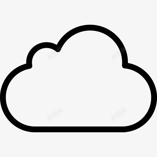 Icloud品牌系列线性图标svg_新图网 https://ixintu.com Icloud 品牌系列 线性