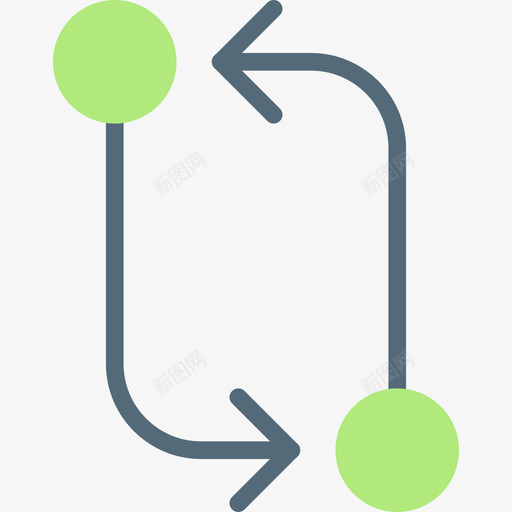 回路箭头集合3扁平图标svg_新图网 https://ixintu.com 回路 扁平 箭头集合3