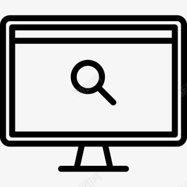 计算机网页标集合线性图标图标