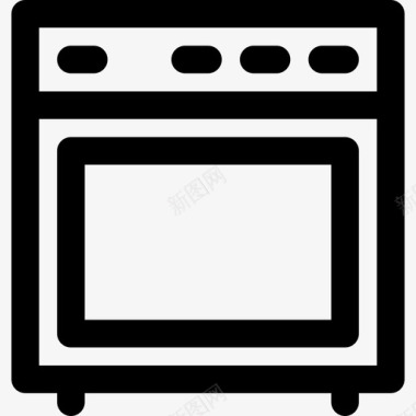 煤气厨房用品直管图标图标