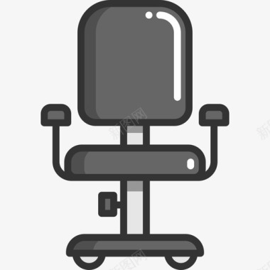 桌椅家具线性颜色图标图标
