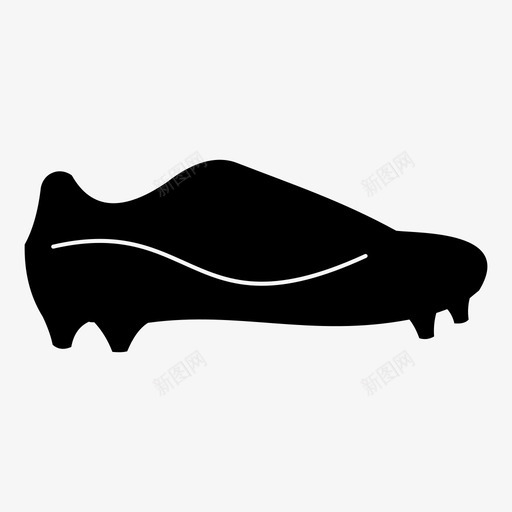 足球鞋运动鞋足球图标svg_新图网 https://ixintu.com 足球 足球鞋 运动鞋