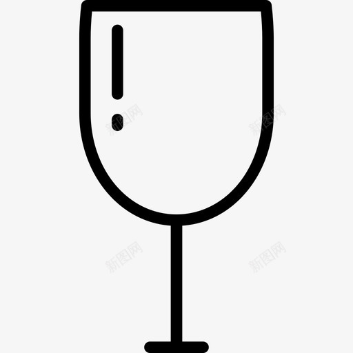 酒杯饮料和饮料直线型图标svg_新图网 https://ixintu.com 直线型 酒杯 饮料和饮料