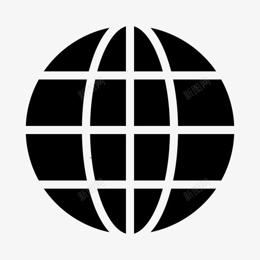 世界连接gps图标svg_新图网 https://ixintu.com gps internet ui标志符 世界 无线 服务器 硬件 设备 连接