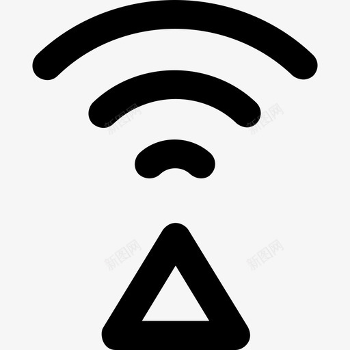 Wifi通讯2粗体圆形图标svg_新图网 https://ixintu.com Wifi 粗体圆形 通讯2
