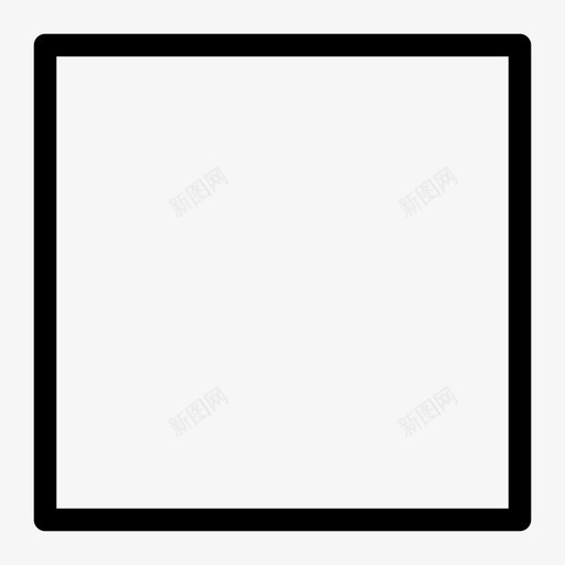 方形对称界面图标svg_新图网 https://ixintu.com 对称 方形 界面