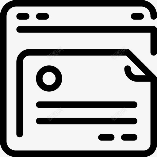 网络浏览器界面网站图标svg_新图网 https://ixintu.com 界面 网站 网站浏览器和界面 网络浏览器