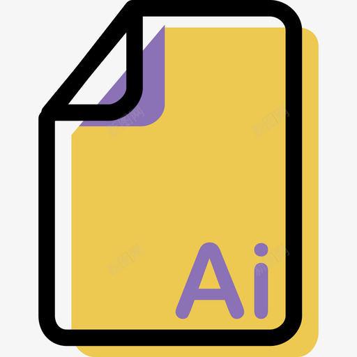 人工智能彩色文件类型和内容资产图标svg_新图网 https://ixintu.com 人工智能 彩色文件类型和内容资产