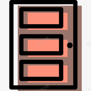门家具套装颜色图标图标