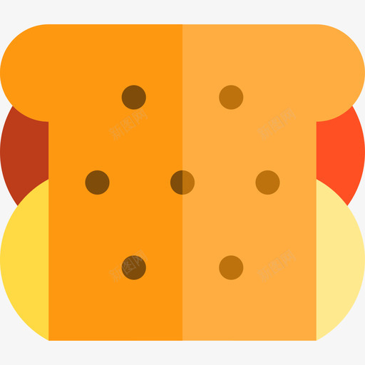 三明治套餐2平的图标svg_新图网 https://ixintu.com 三明治 套餐2 平的