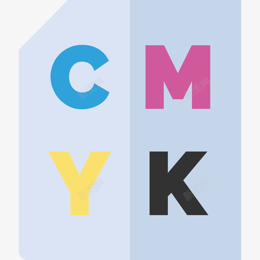 Cmyk印刷扁平图标svg_新图网 https://ixintu.com Cmyk 印刷 扁平