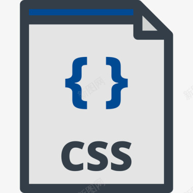 Css文件类型2线性颜色图标图标