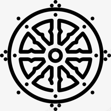 佛教宗教2直系图标图标