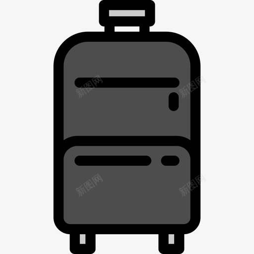 行李机场大包装颜色线性颜色图标svg_新图网 https://ixintu.com 机场大包装颜色 线性颜色 行李