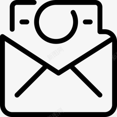 付款信封付款方式和流程图标图标